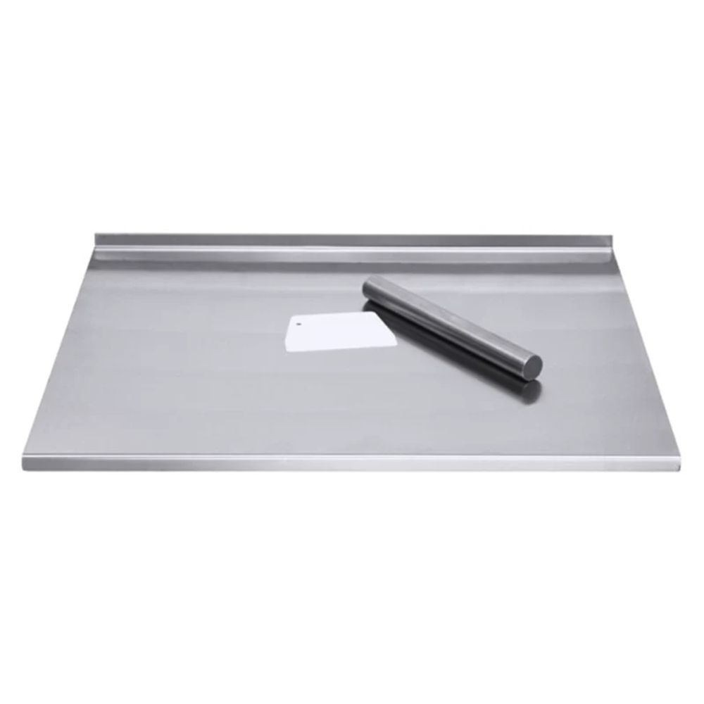 싱크대 상판덮개 스텐리스도 A. 304 스테인리스 스틸 도마 390x280mm 사은품 없음 - 상세 이미지 5