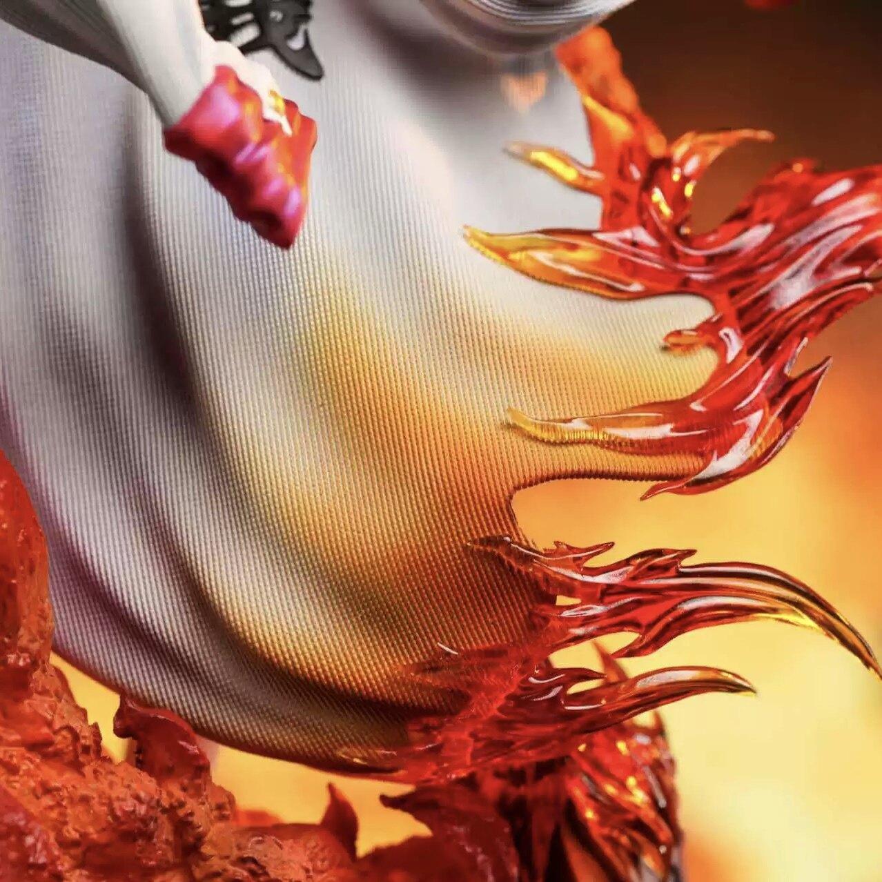 원피스 해군 삼대장 아카이누 키자루 루피 에이스 피규어 세트 아카이누 2.0l 등급 얼굴 조각상 - 상세 이미지 4