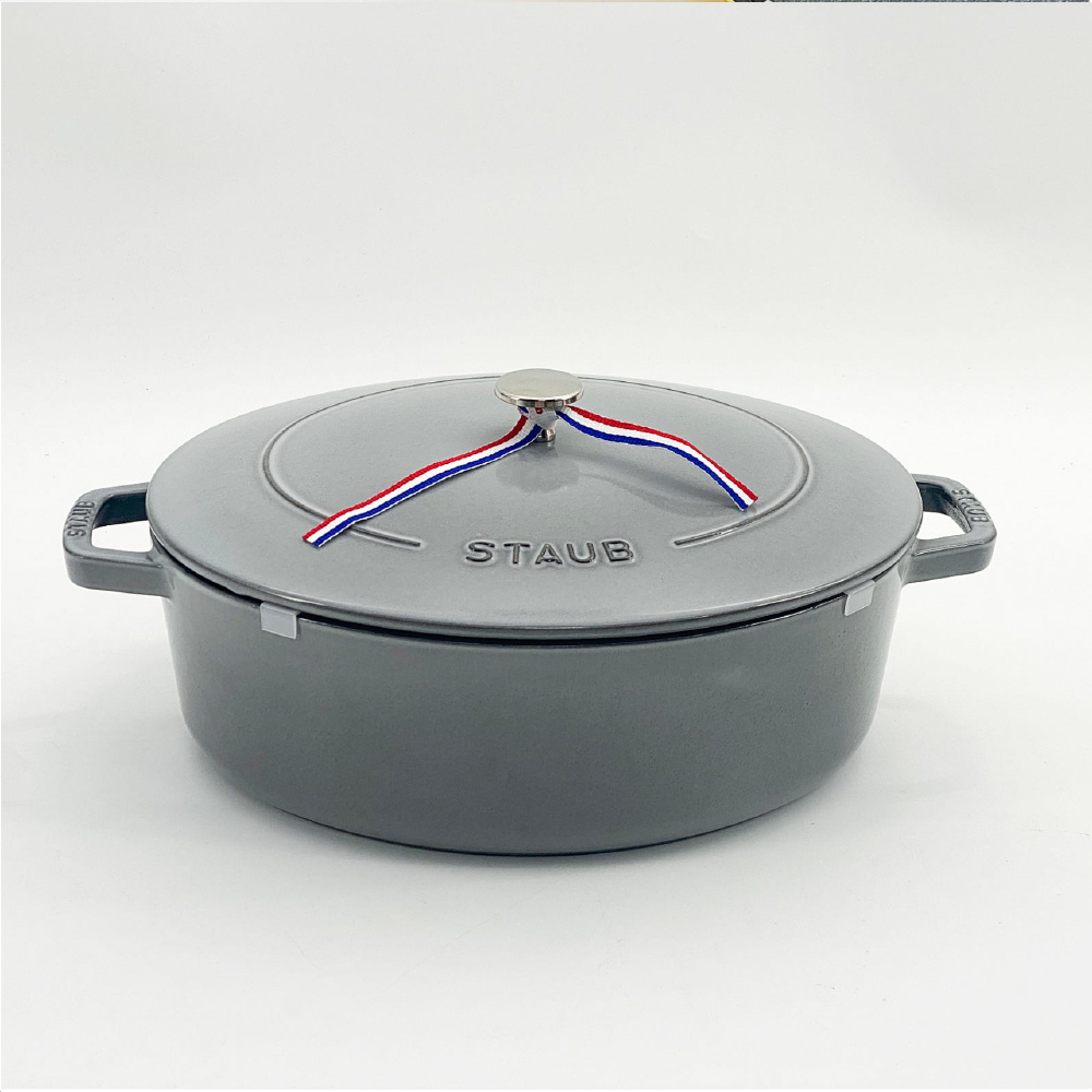 스타우브 STAUB 타원형 아시아볼 31cm 그레이 164093118-B 프랑스 B품 - 상세 이미지 2