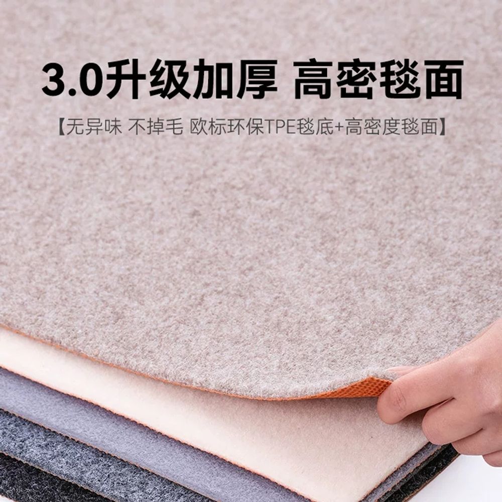 대형 사무실 가정용 컴퓨터 책상 1500 A. 회색 TPE 브러시드, A. 60x90cm - 상세 이미지 3