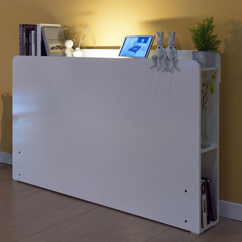 가구의서 LED 침대헤드 틈새수납장 SS 1110x210x952mm