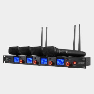 AVMaster 4채널 무선마이크 SMC-9004 전문가용 교회찬양팀 버... 개봉기 | 실사용 후기 - 상품 이미지 1