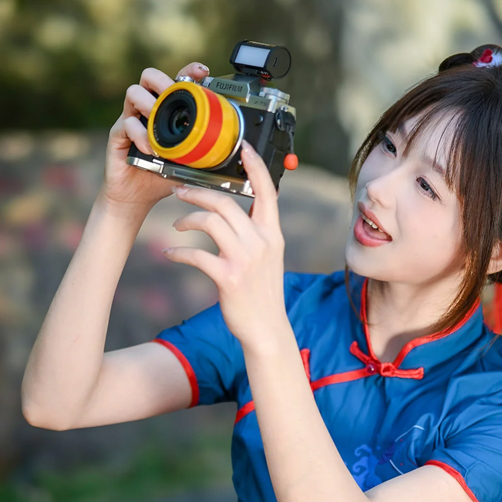 티티아티산 35mm F1.8 II 렌즈 APS-C 오렌지 후지필름 X 마운트 - 상세 이미지 4