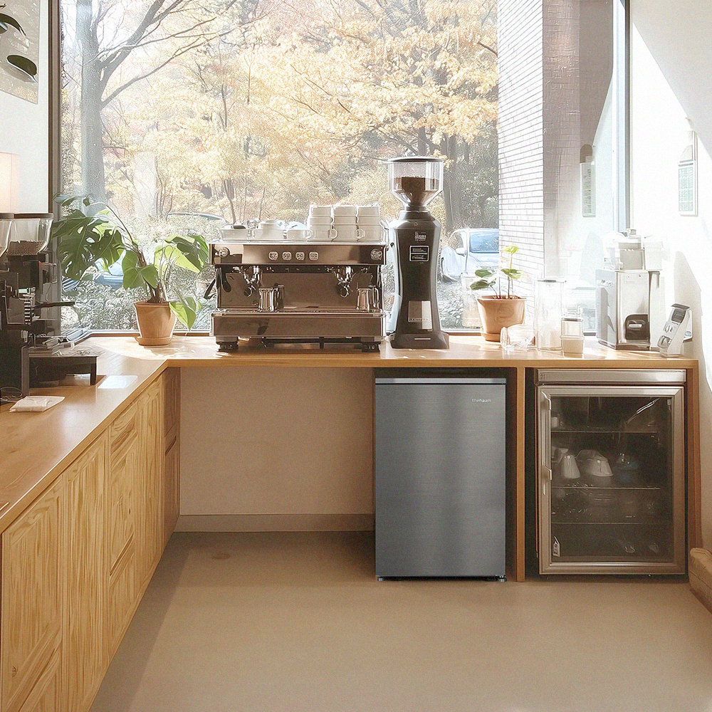 소형 미니 냉동고 서랍형 가정용 스탠드 급속 빵동고 냉동고 더함 CHIQ 85L 실버 제품 이미지