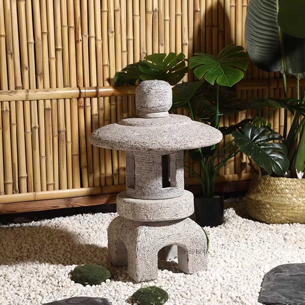 정원 석등 돌 조경등 안뜰 화단 카페 조경석 마당석 30cm B타입 방수등 - 상세 이미지 5