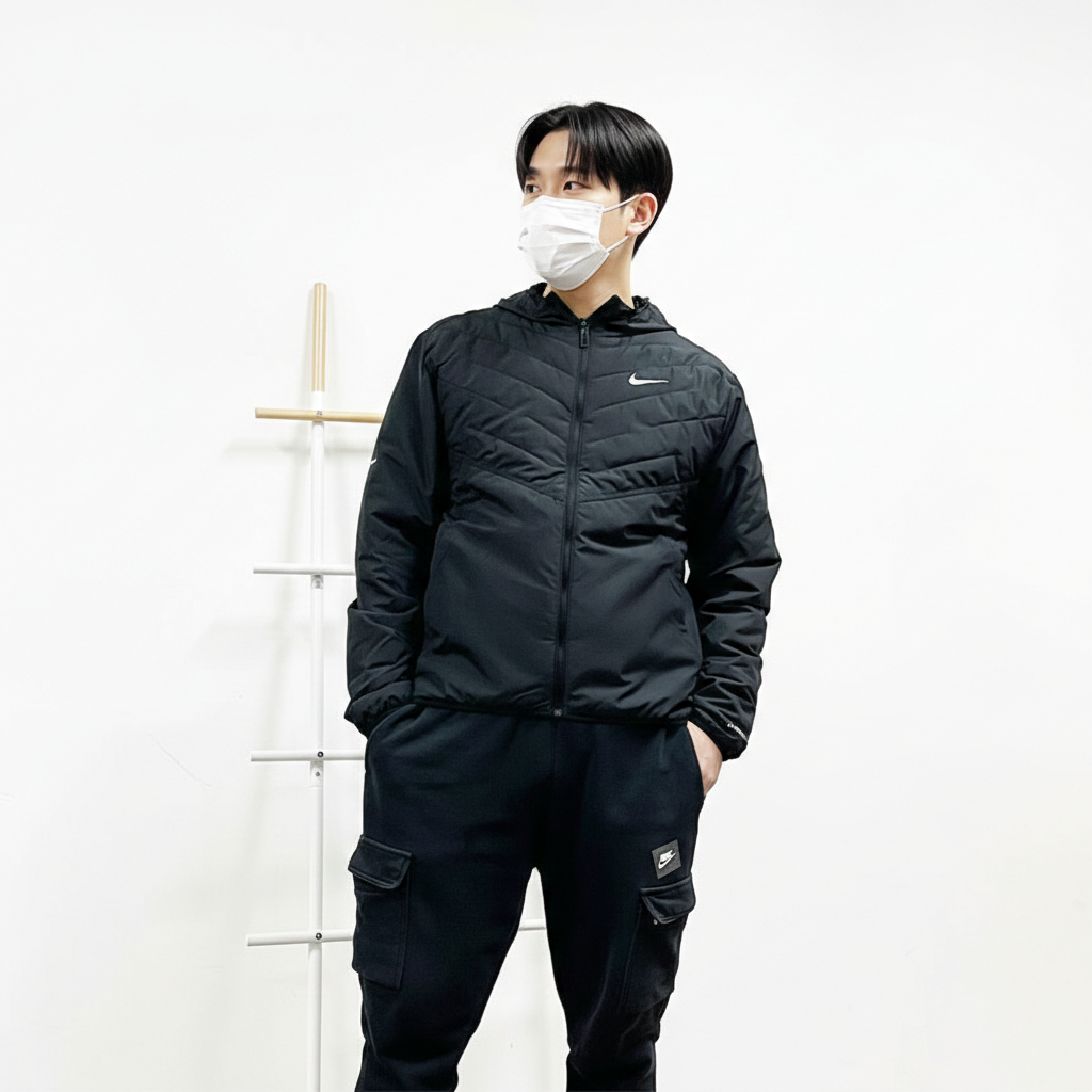 [라스트사이즈 세일] 나이키 써마핏 리펠 신세틱 필 러닝 자켓 DD5645 블랙, L 이미지 8
