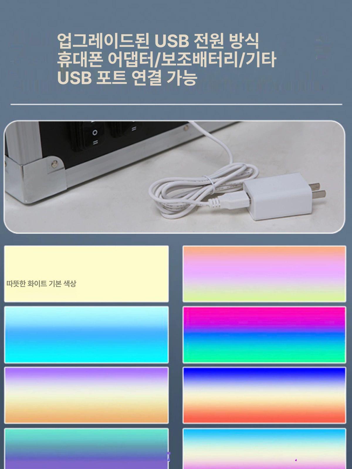 드로잉패드 조명 패널 그림판 스크린 샌드아트 박스 백색 성인용 뚜껑 없음 웜화이트조명 - 상세 이미지 2
