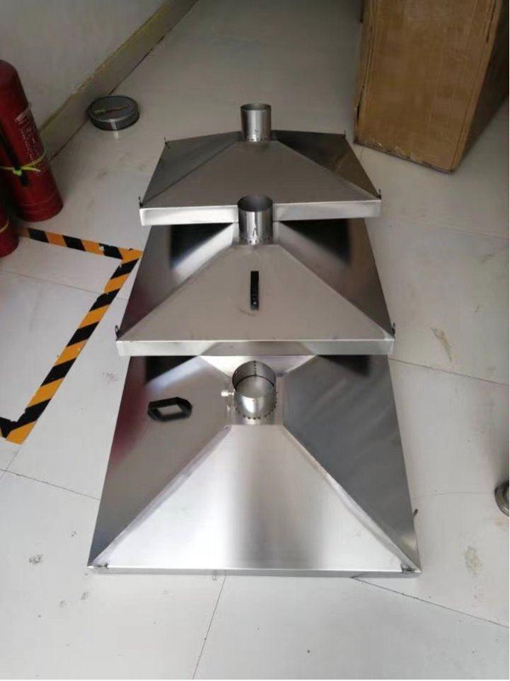 덕트 후드 자바라 가정용 식당 고온내성 흡입 스텐 원형 후드 180mm - 상세 이미지 5