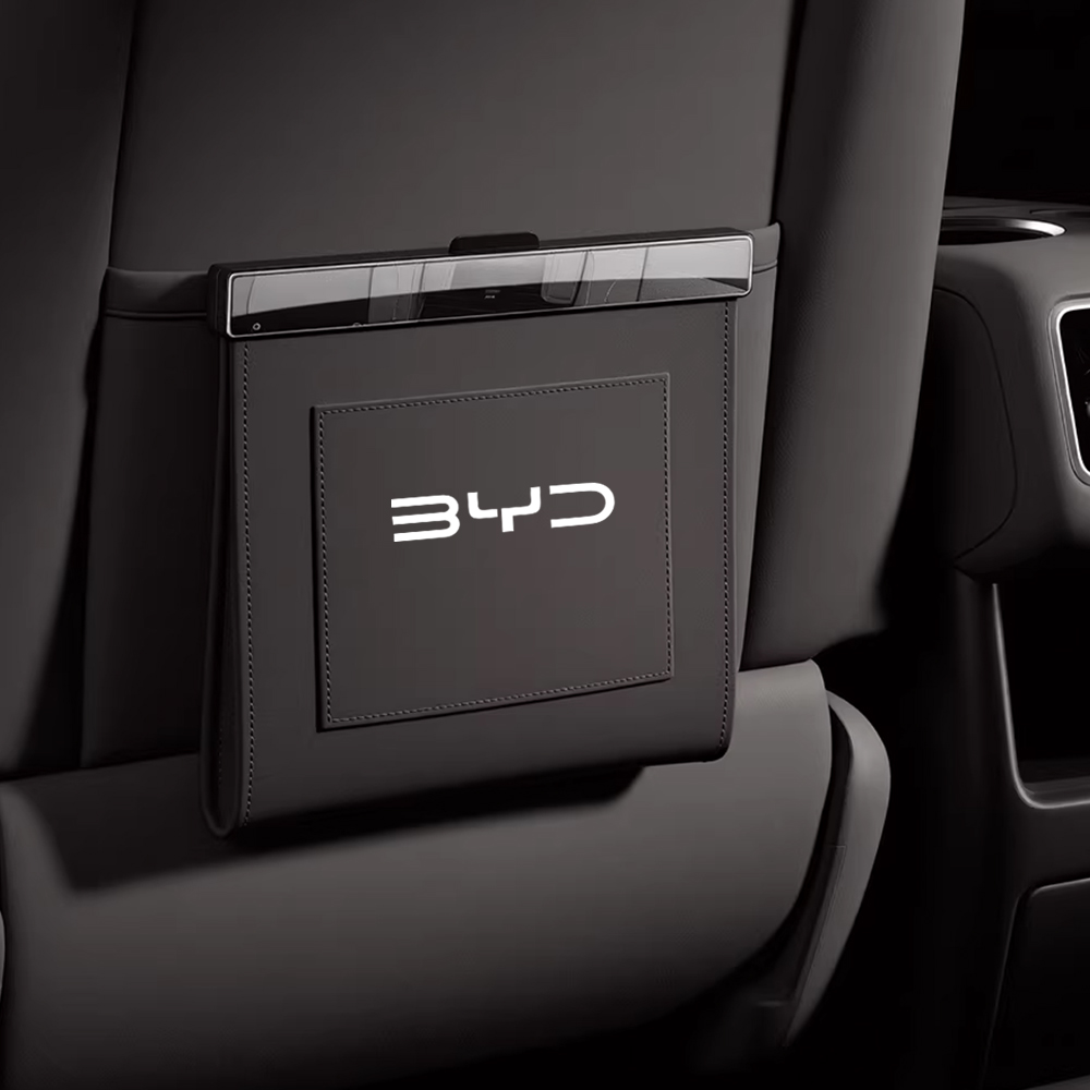 BYD 차량용 휴지통 뒷좌석 쓰레기통 블랙 - 상세 이미지 4