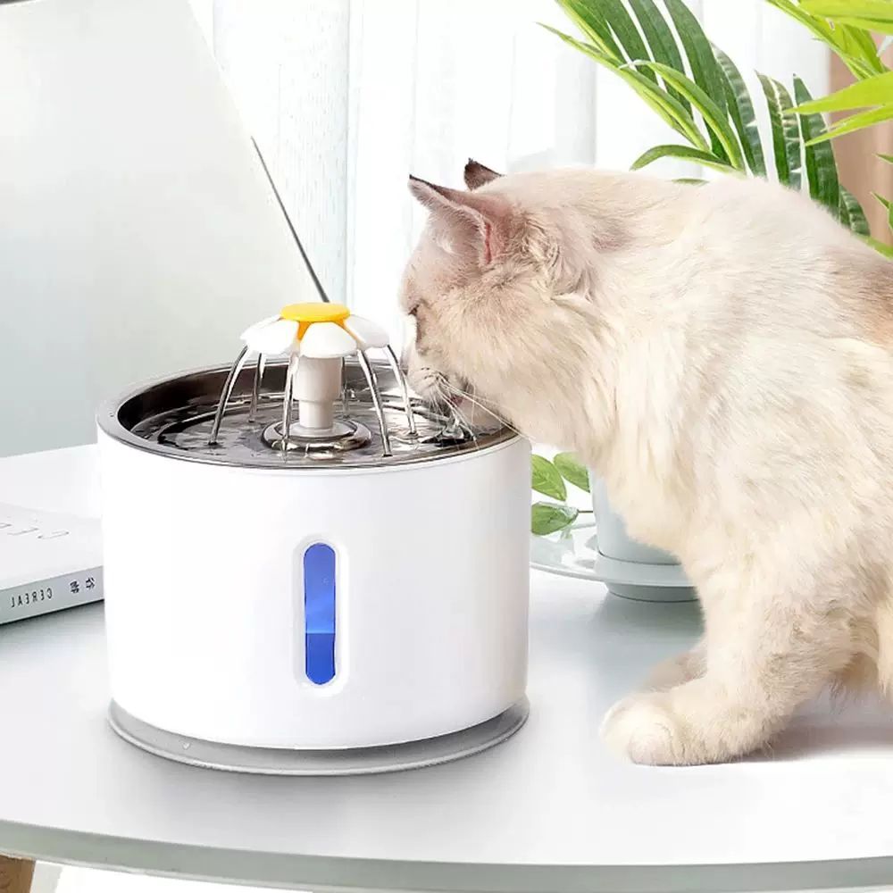 길고양이 겨울 물그릇 USB 항온버전 휴 A. 24L Automatic Pet Cat Water Fountain With LED Electric Mute - 상세 이미지 2