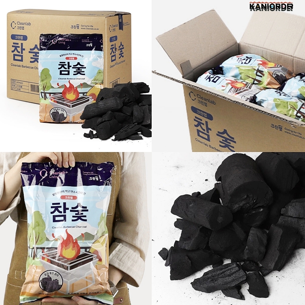 맹그로브 숯 캠핑 고기숯 펜션용 차콜 바베큐 흑탄 600g 20개 - 상품 이미지