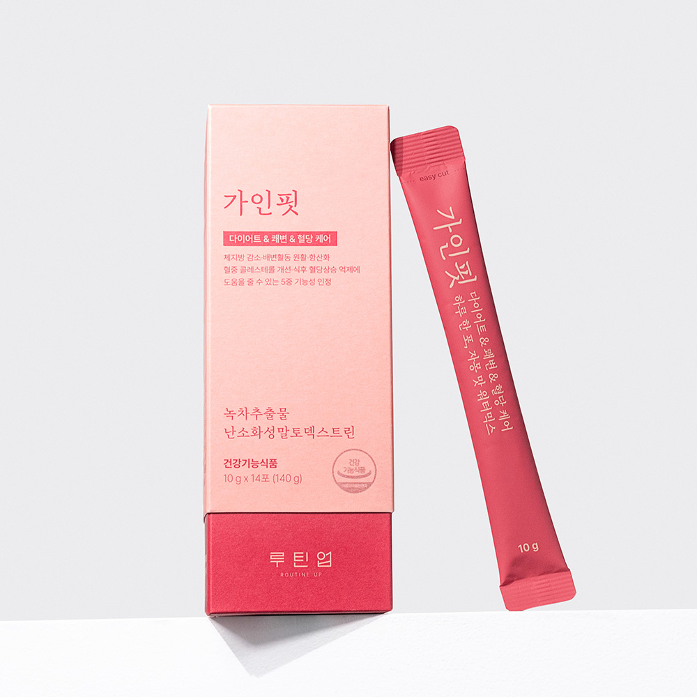 루틴업 가인핏 다이어트 쾌변 혈당관리 14포, 1개 - 상품 이미지