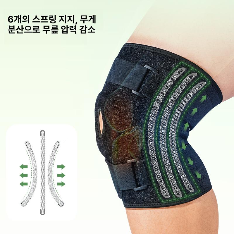 빅사이즈 무릎보호대 관절 남녀 특대 무릎비만 150kg 대형 단품 6스프링3중고정 다리둘레76 86cm체중125.0 - 상세 이미지 3