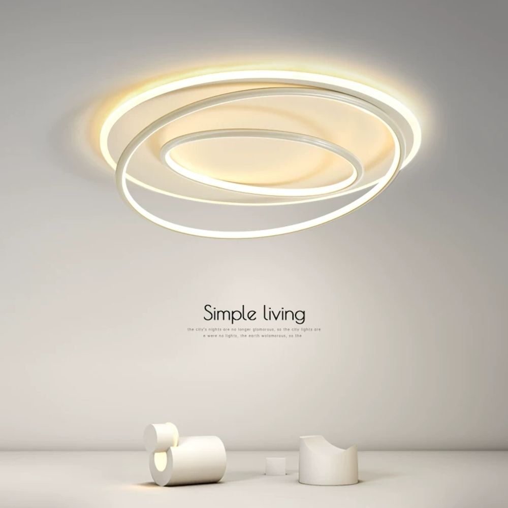카페 조명 인테리어 90x60cm76W 거 A. 모든 흰색 직경 40cm 35 와트 중성등 - 상세 이미지 2