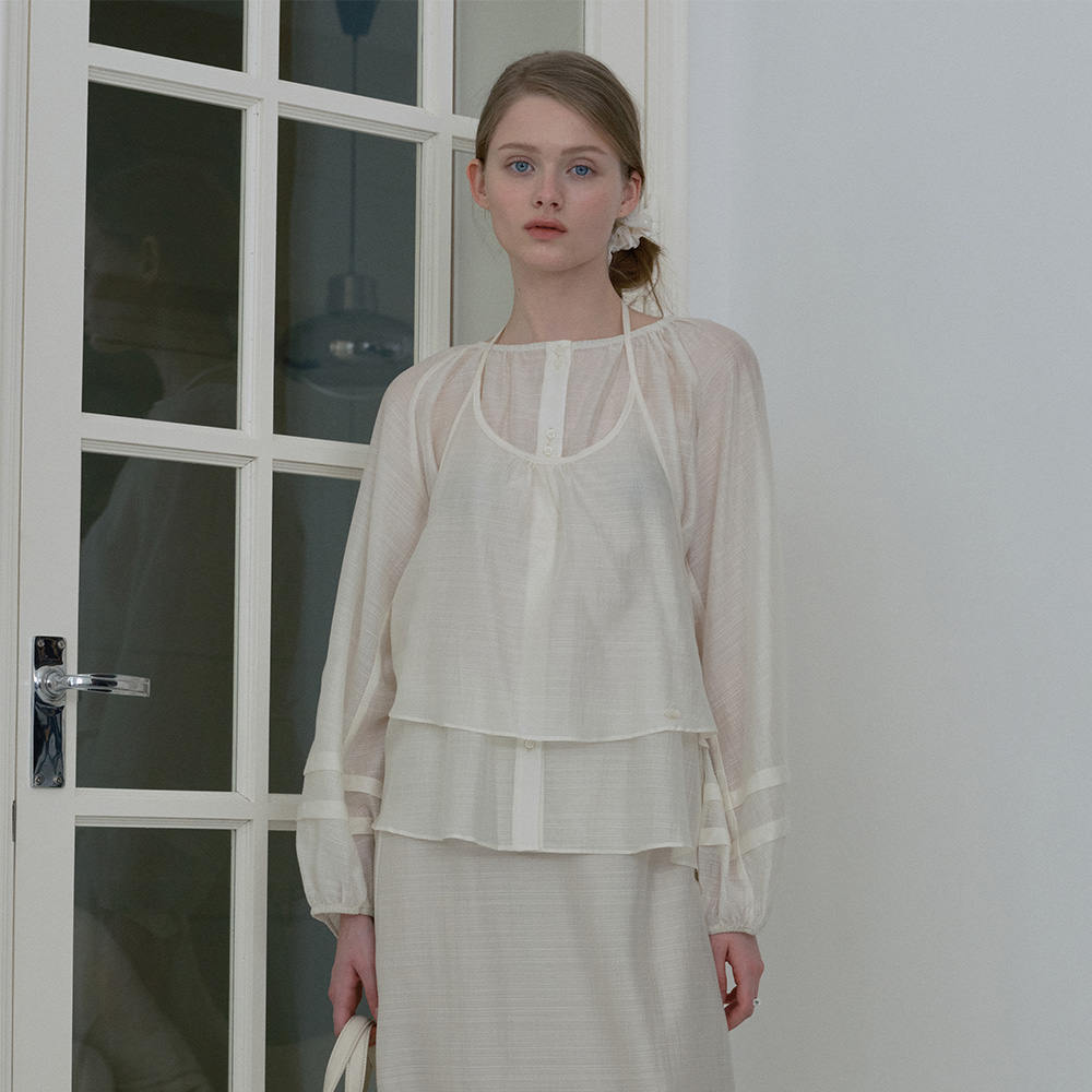 [네이버 단독][N도착보장][쥬시쥬디] 레이어링블라우스 J1BL124A 제품 이미지