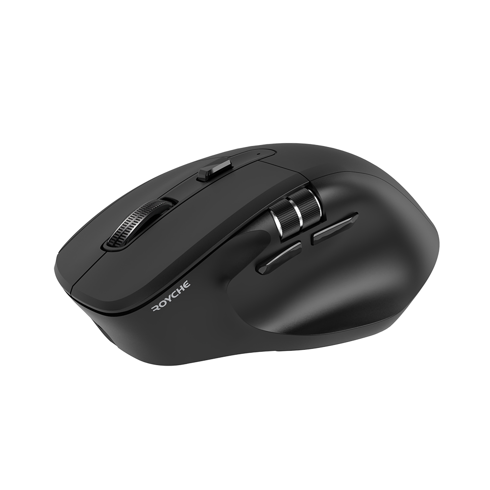 로이체 무선 블루투스 스마트 스크롤 하프 버티컬 마우스 RX-840SW 블랙 - 상품 이미지