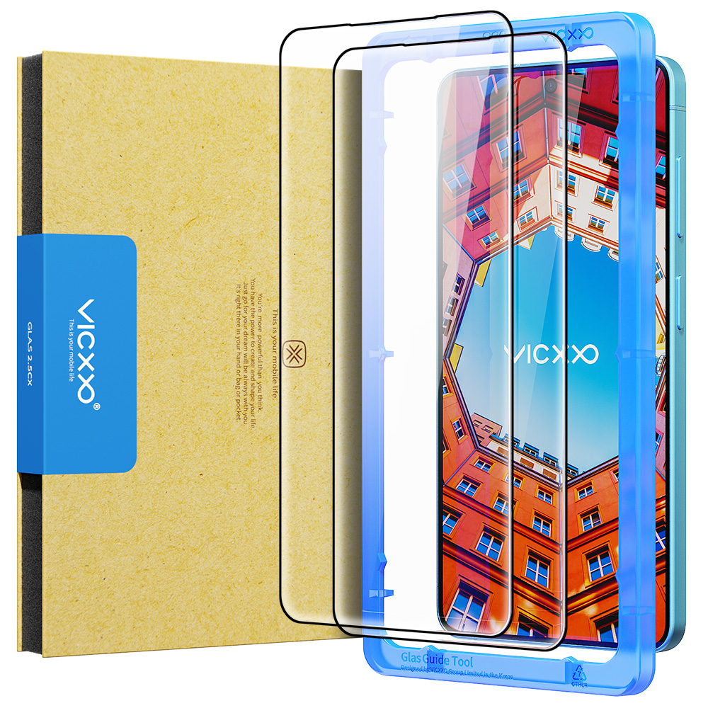 빅쏘 2.5CX 지문인식 강화유리 액정보호필름 갤럭시S26 플러스, 2매입 제품 이미지