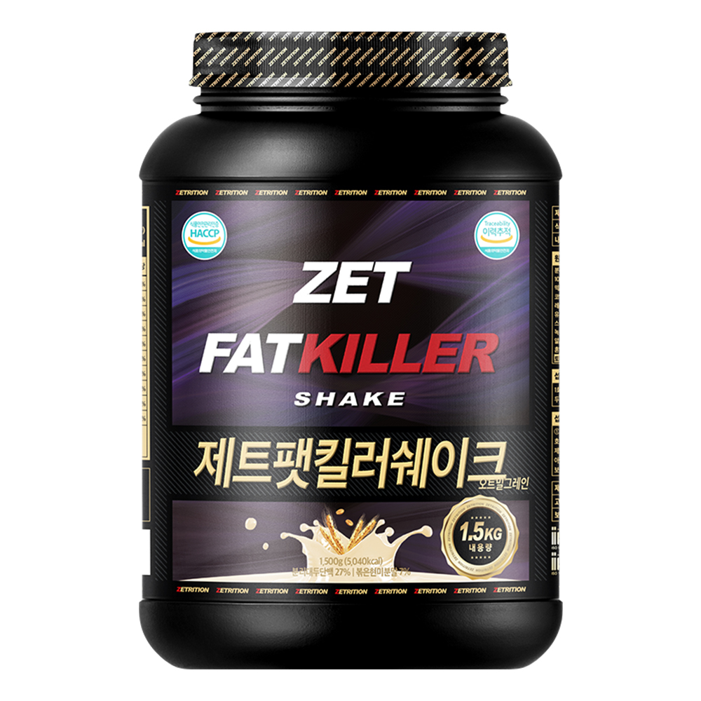 제트리션 제트팻킬러쉐이크 1500g 초코 식사대용 단백질 다이어트 프로틴 이미지 3