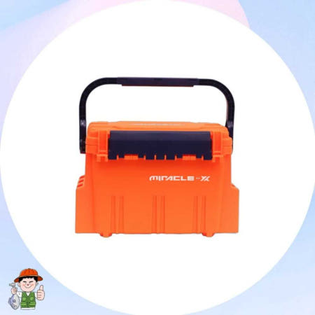 태클박스 미라클 하드 오렌지 20리터 소품 보관함 선상낚시 낚시용품 고강도 커머스픽201