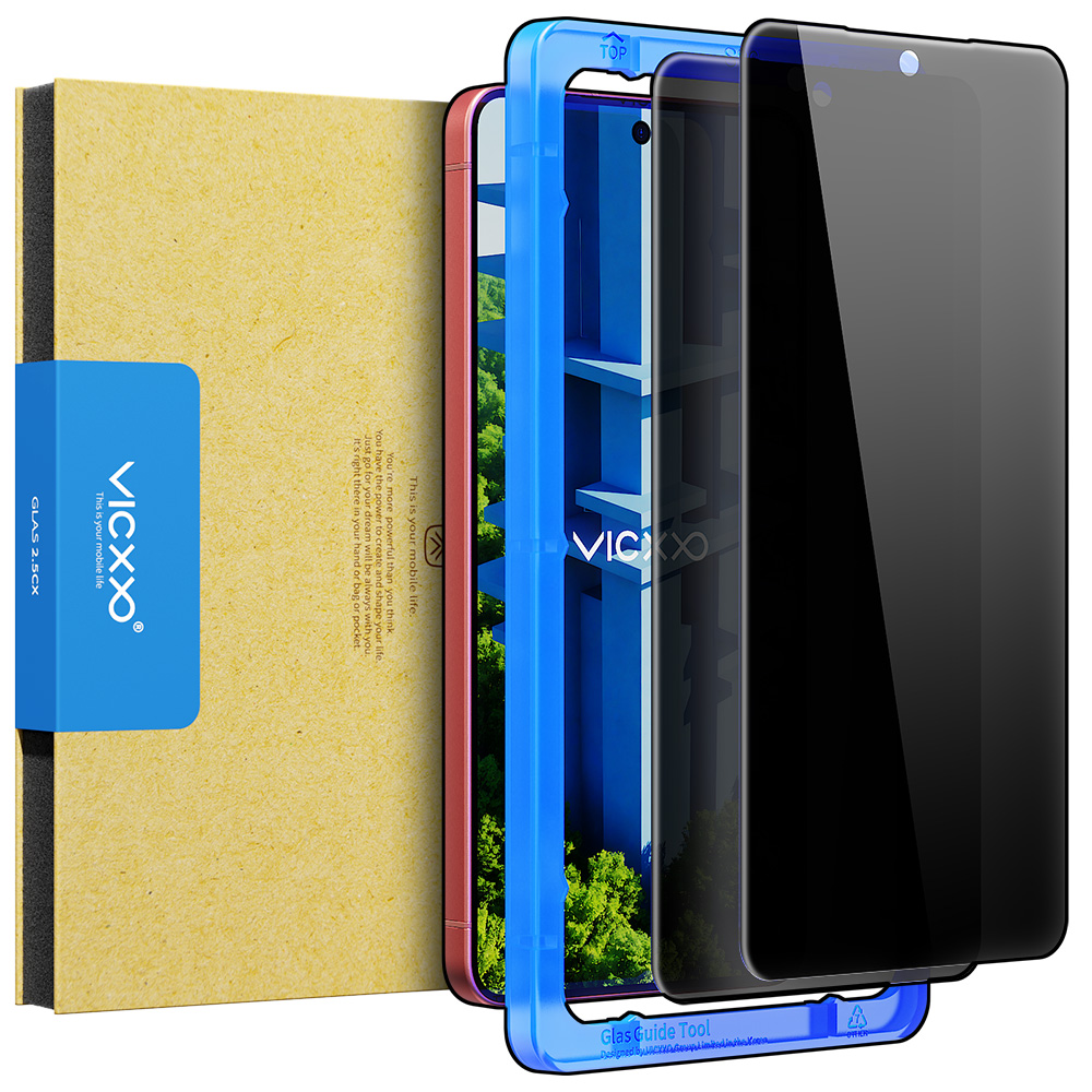 빅쏘 2.5CX 사생활 보호필름 강화유리 갤럭시S26, 2매입 제품 이미지