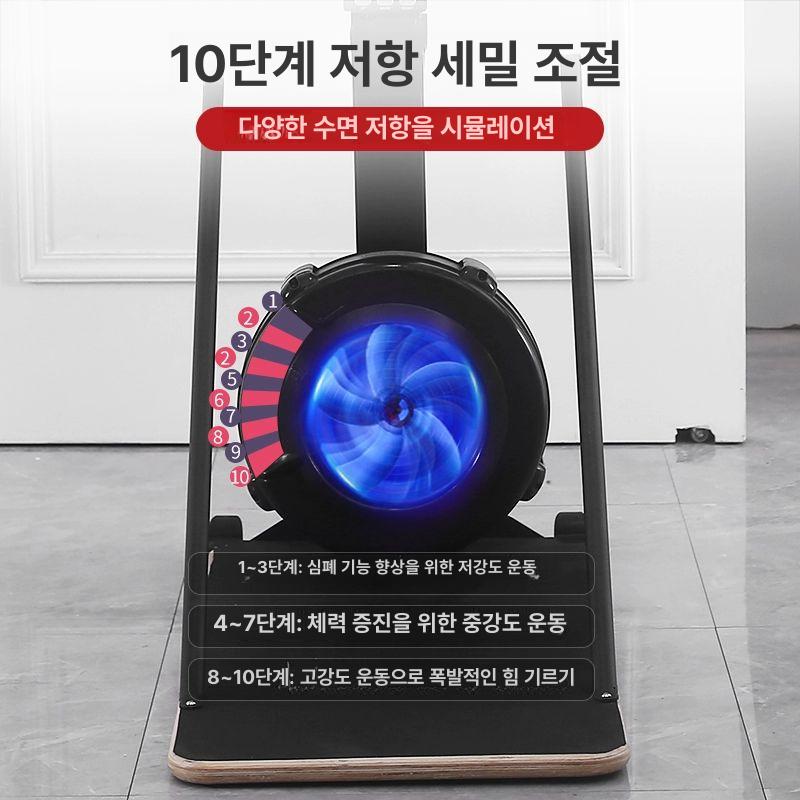 체육관 스키 머신 허벅지 크로스컨트리 트레이너 근력 에어 저항 스키 머신 - 상세 이미지 3