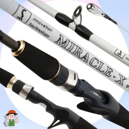 싸파 미라클엑스 쭈미쭈미 C170 화이트 바다 낚시대 주꾸미 갑오징어 커머스픽201