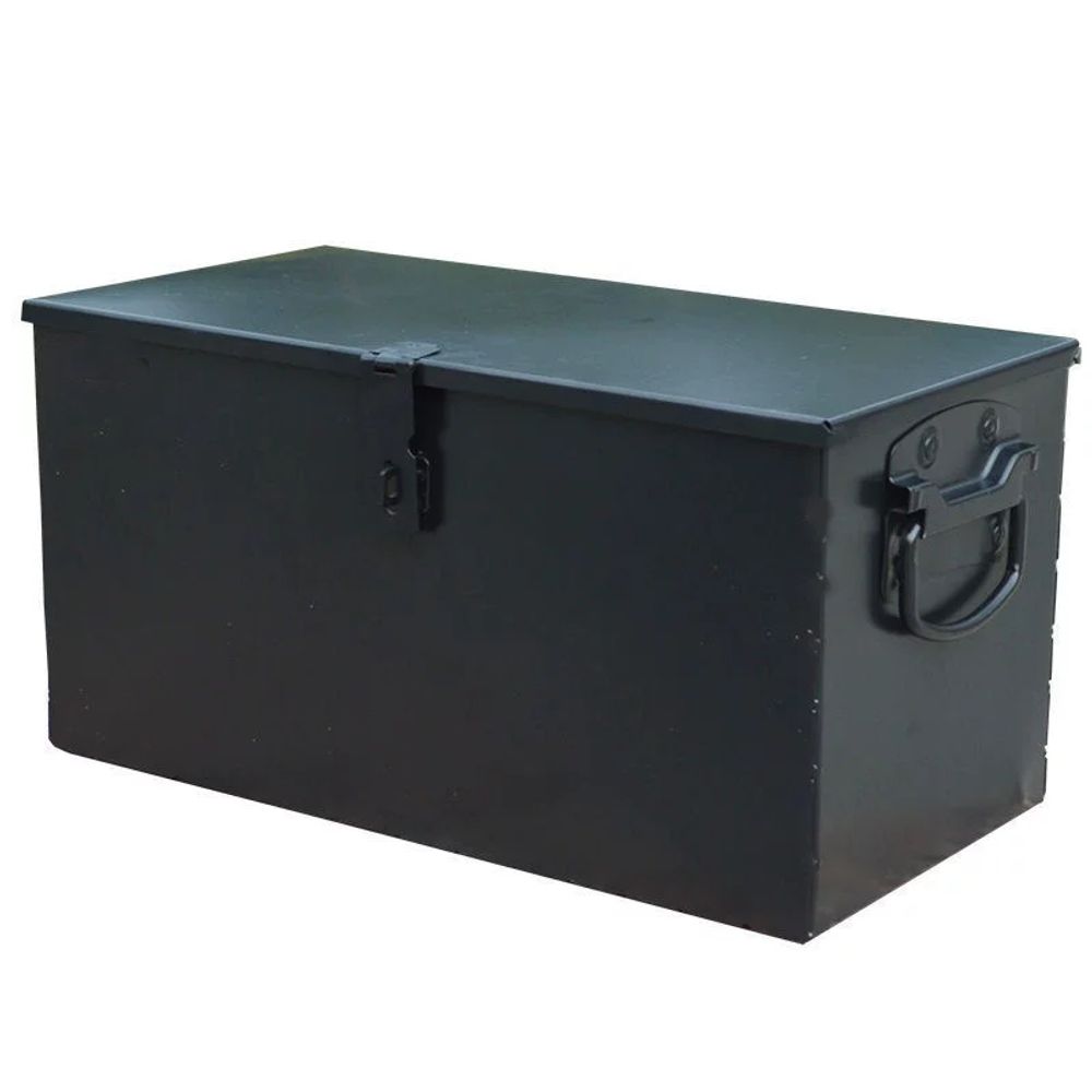 화물차 공구함 봉고 철제 도구상자 공구통 검정 60X40X30 A. No 은 두꺼운 대형 - 상품 이미지