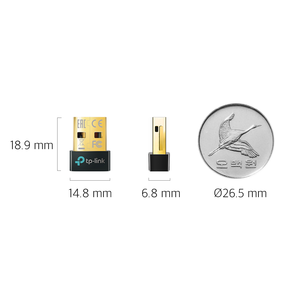 티피링크 USB 동글 블루투스 5.4 무선 어댑터 UB500 동글이 이미지 3