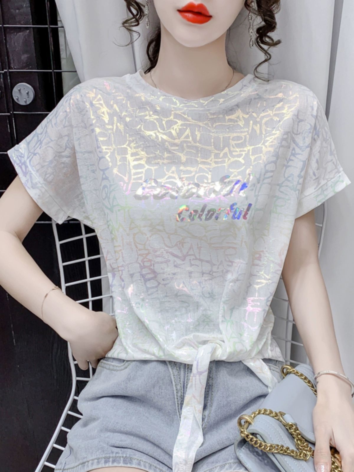 라인 댄스복 상의 커피색 S 댄스티 여성 핑크레드 M - 상세 이미지 3