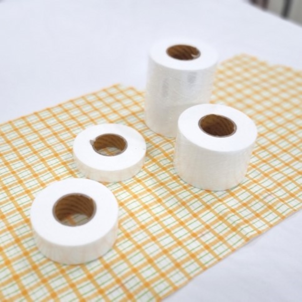 다온공방 다용도 패브릭 접착 심지 폭 6cm 10cm 폭 1롤 50마 화이트 - 상품 이미지