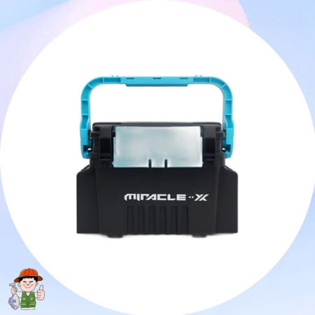 태클박스 싸파 미라클 X 2단 하드 6L 민트 낚시 가방 소품 수납 보관함 커머스픽201