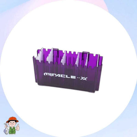 미라클 태클박스 수납 홀더 다용도 퍼플 낚시보관함 커머스픽201