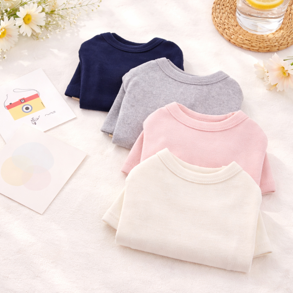 라운드 베이직 강아지 티셔츠 강아지옷 사계절티 실내복 조끼 S 제품 이미지