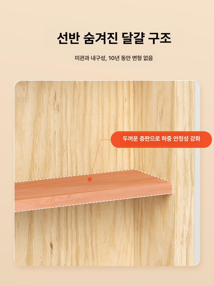 쇼케이스 장식장 미니 유리 높이 수납장 힌지 선반 6단 1단계 깊은 12cm - 상세 이미지 4