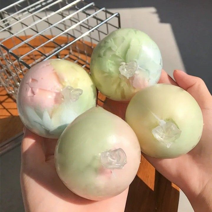 솜사탕 왁뿌볼 왁스 뿌시기 말랑이 2세대 슬랑이 슬라임 마시멜로우 크런치 스퀴시 스트레스볼 - 상세 이미지 5