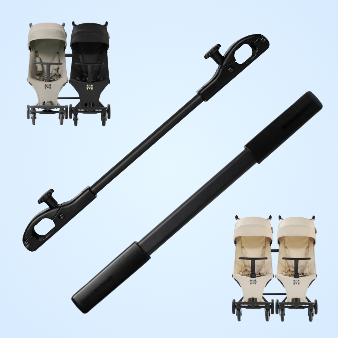 [누비앤타보] NUVY 트래블러M 쌍둥이 연결용 커넥터 다둥이 휴대용 유모차 트라이크