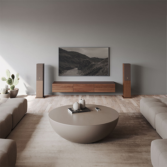 Audio Pro 오디오프로 무선 와이파이 카페매장 스테레오 네트워크 블루투스 스피커 A48 W Walnut - 상세 이미지 3
