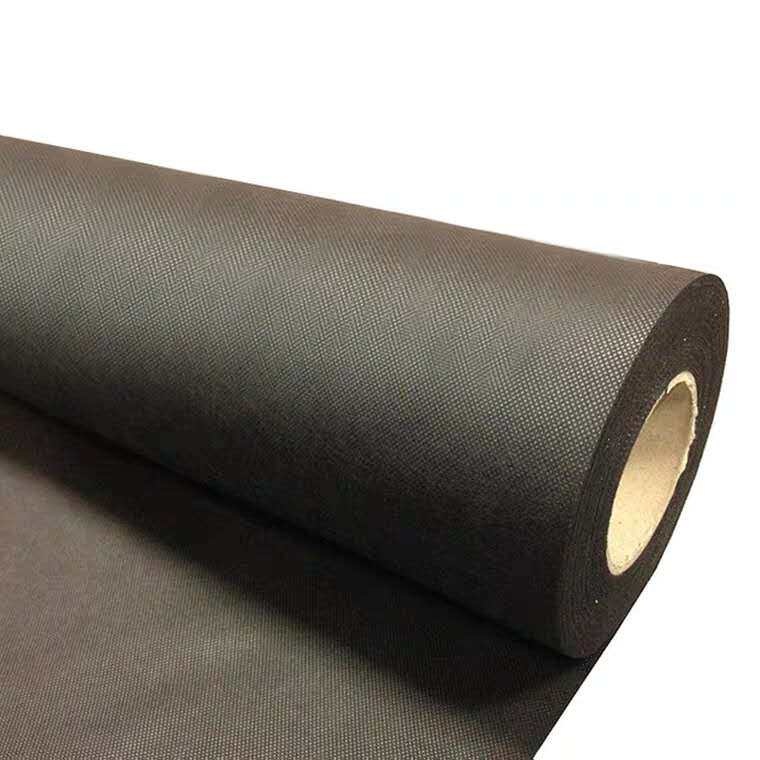 농업용 부직포 매트 제초 시트 보온 덮개 방지 다목적 자재 20g 검정 1.6m x 50m - 상품 이미지