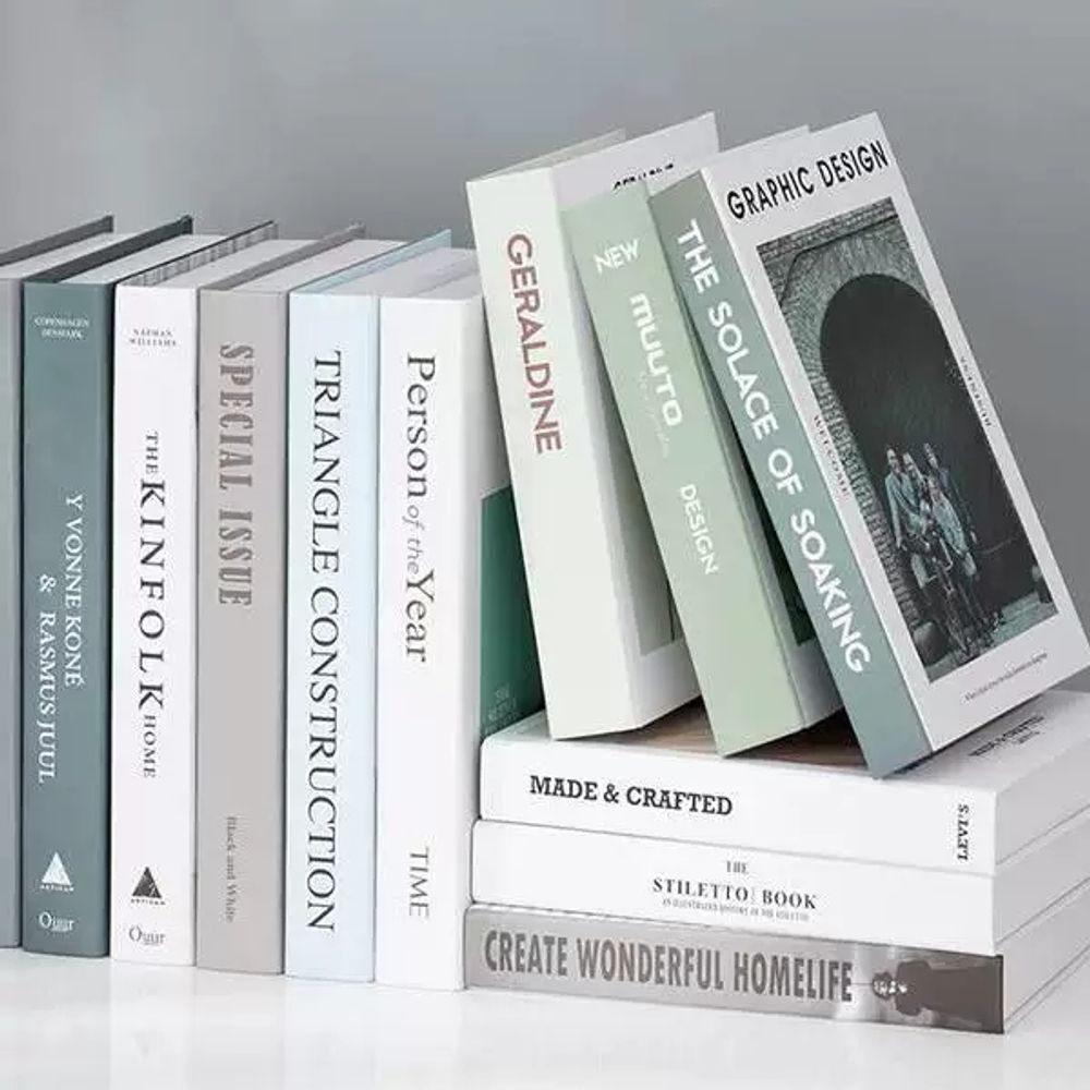 북유럽 스타일 모형책 장식 스타일 4권 북유럽 크리스마스장식 A. 북유럽 미니멀리스트 2권 - 상품 이미지