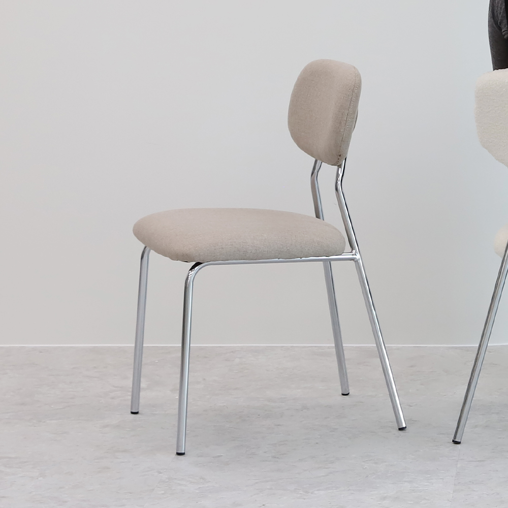 버트너 식탁의자 패브릭 인테리어 미드센츄리 카페체어 부클