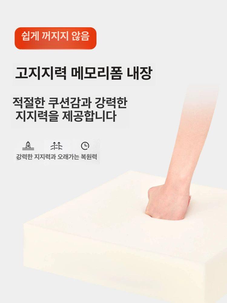 역류성베개 완만한 경사 필로우 역류방지 고탄성 수면호흡 조절식 확장 쿠션 3종 세트 각도 조절 가능 - 상세 이미지 5