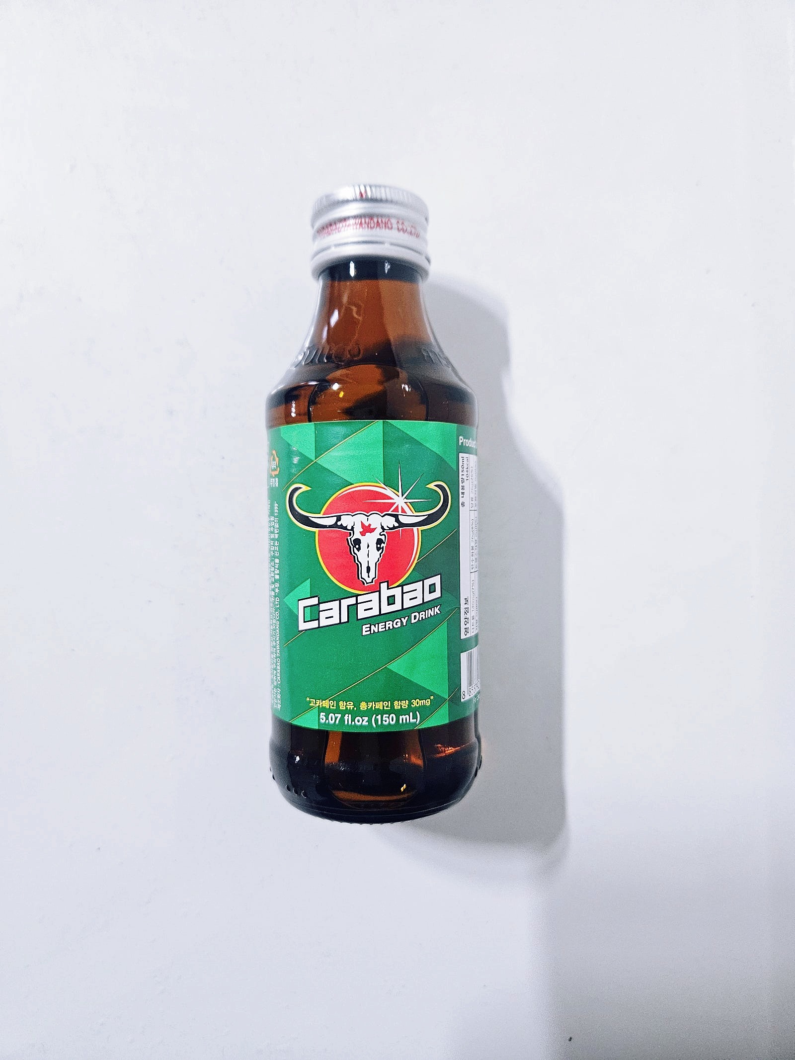 태국 음료 카라바오 에너지드링크, 150ml, 1개 - 상품 이미지