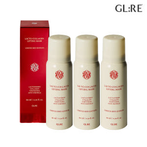 지엘리 락토 콜라겐 뿌리는 마스크팩 80ml 레드 에디션 3개 솔직 후기 | 피부 타입별 분석 - 상품 이미지 1
