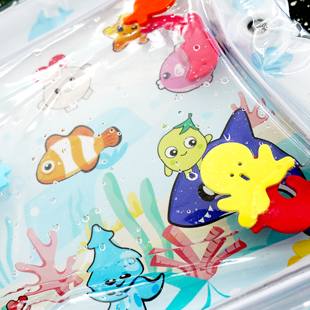 키저스 베베 플레이타임 아기 워터매트 터미타임 장난감 신생아 백일 선물 화이트