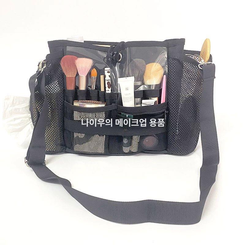 메이크업 현장 가방 대용량 수납 허리 메쉬 전문가용 허리 가방 - 상세 이미지 5