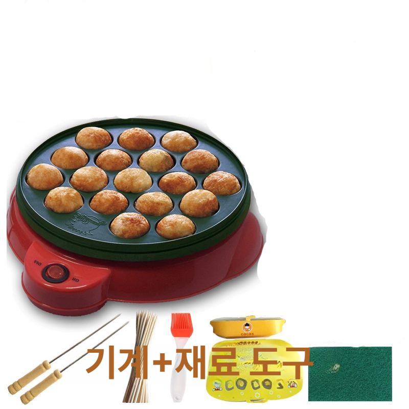 타코야끼 기계 타코야키 메이커 다코야키 팬 문어빵 만들기 철판 간식 노점상 버너 - 상세 이미지 3