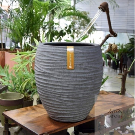 우노상점협력사 생활약방 esteras 실외용 FRP 대형타원화분 41x45cm Timaru 큰화분