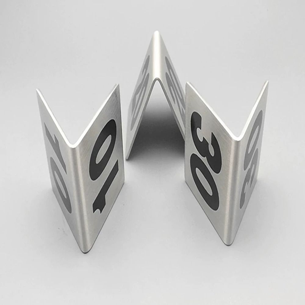 스텐 테이블번호판 양면 좌석 A. 00 중 검정색 숫자를 선택하세요, A. 70x70mm - 상세 이미지 3