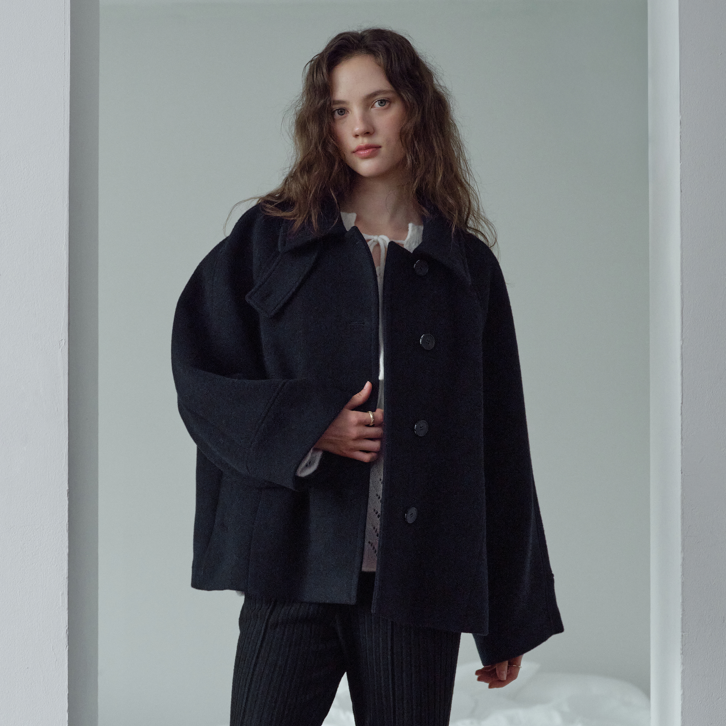 [N배송][쥬시쥬디] 울발마칸숏코트 JZCA724C 제품 이미지