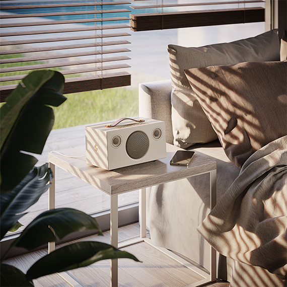 Audio Pro [오디오프로] 네트워크 블루투스 스피커 C5 MKII W Classic 카페 매장 선물 거실 감성 제품 이미지